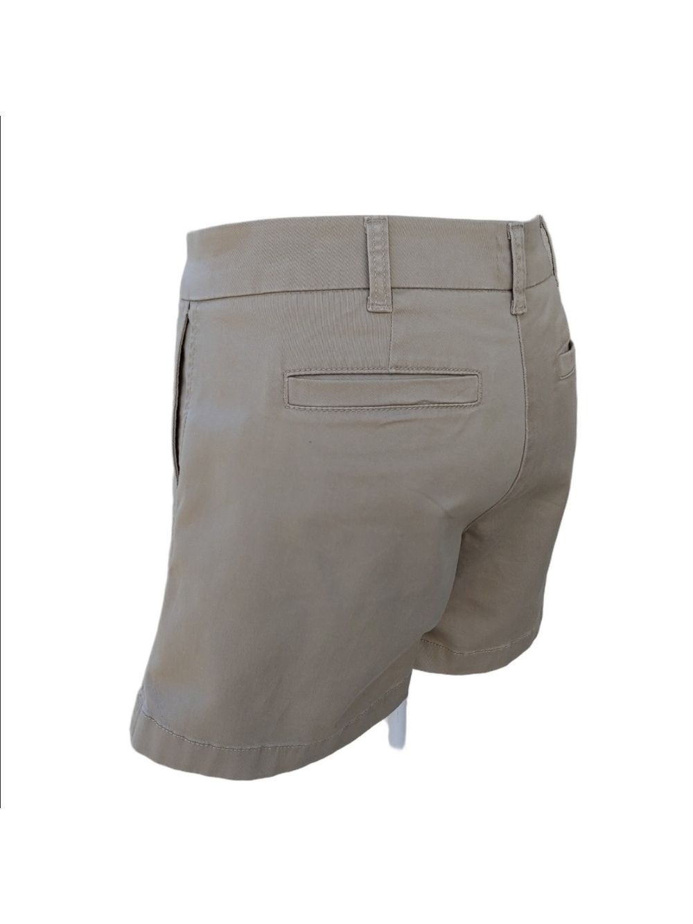 J. Crew 5" Khaki Cotton Stretch Chino Shorts in Women's Size 4 - Picture 13 of 17